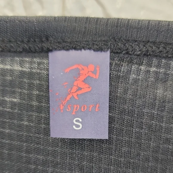 Sporto Black Athletic Tee - Picture 2 of 3